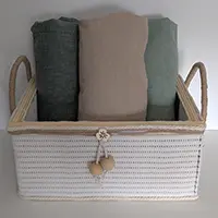 imagen de una cesta con productos reciclados