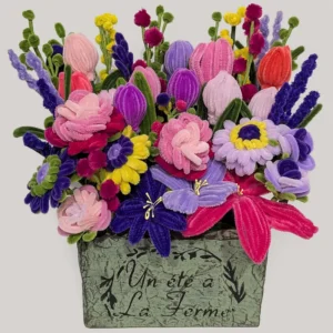 imagen de un bouquet gigante multicolor de limpia pipas